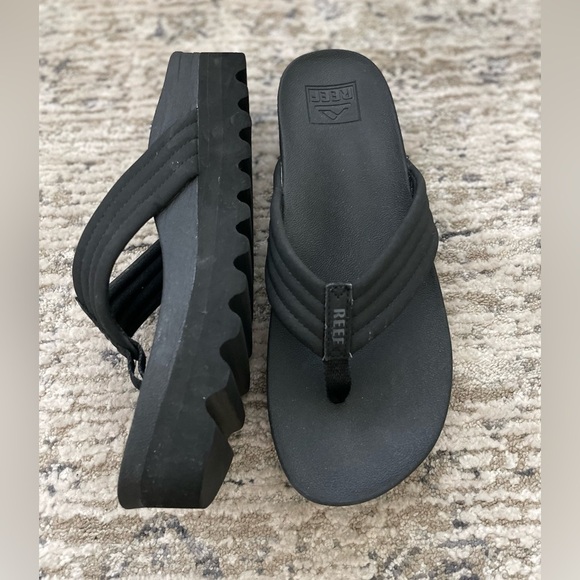 Reef Kaia Rise Platform Flip Flop Sandals Size 9 Womens Comfort Shoes Arch - Picture 2 of 6